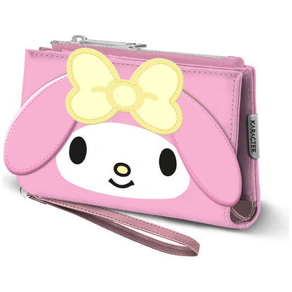 my melody hello kitty wallet