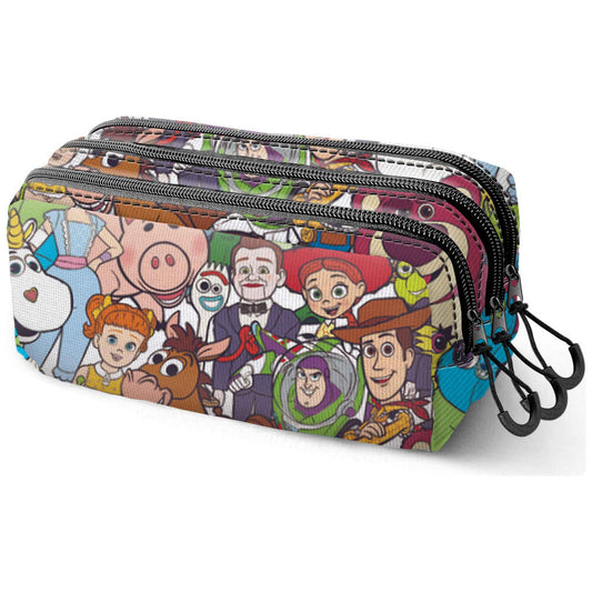 Team Toy Story Disney Pixar triple pencil case