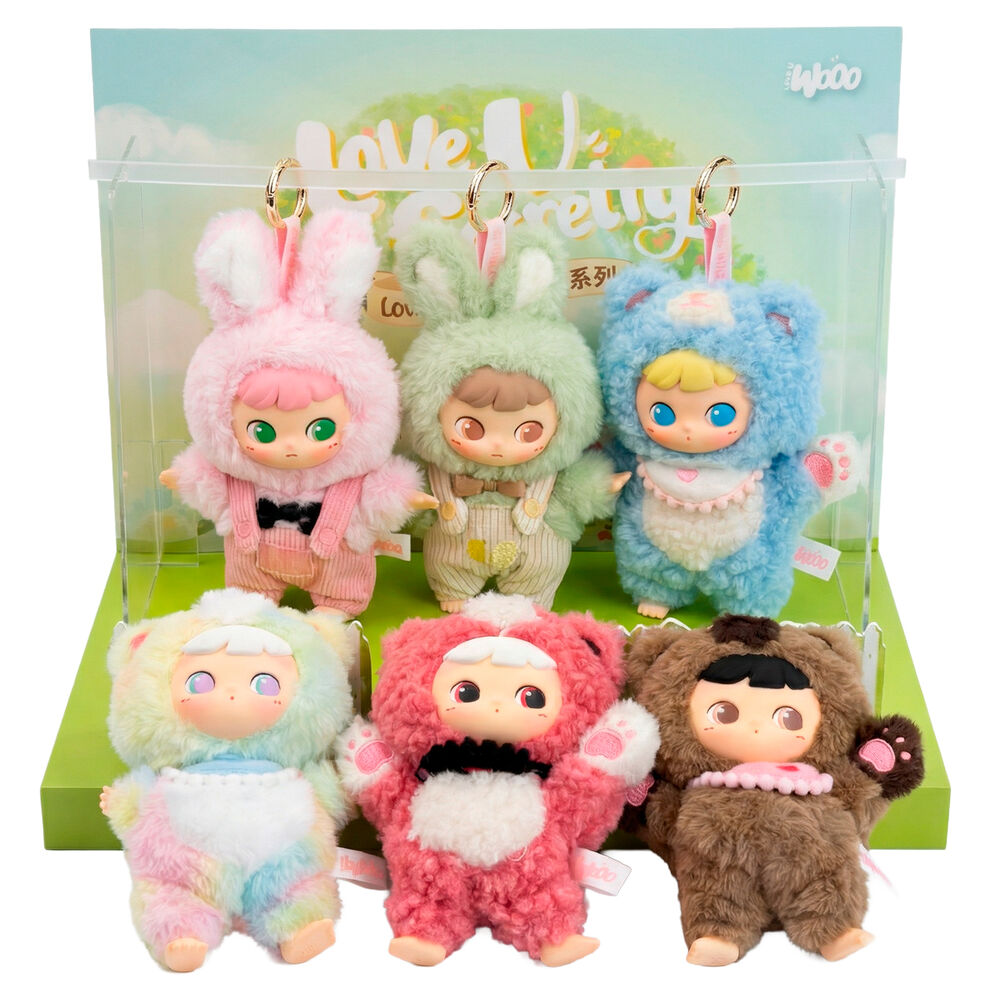 cimmy love u secretly series blind box surprise keychain doll 17cm assorted