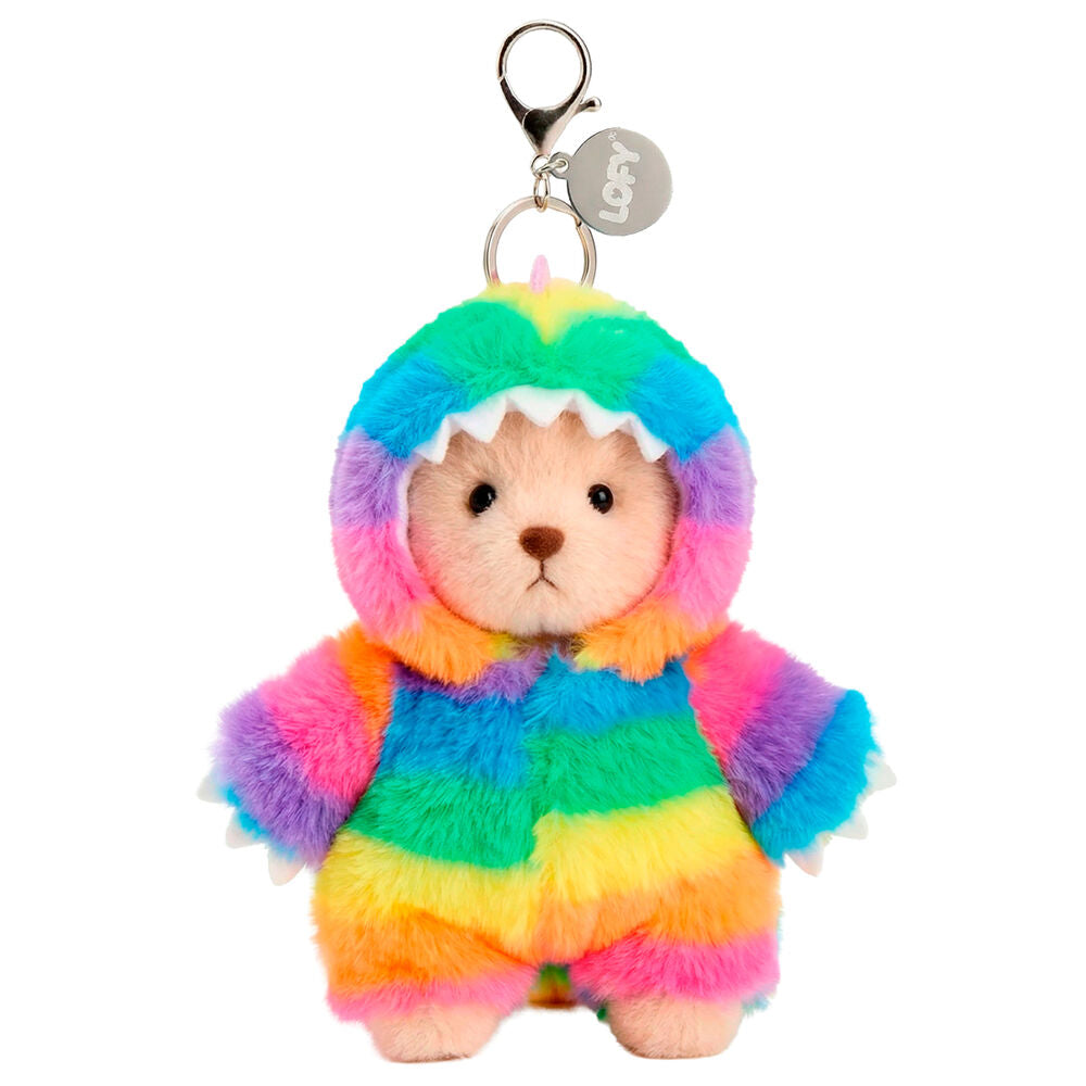 Porte clés en peluche Lofy Bear 17 cm assorti