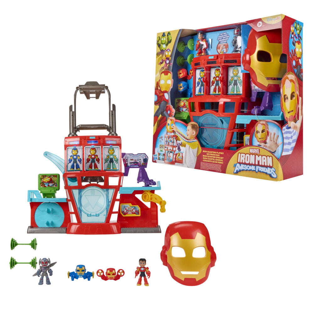 Iron Man und sein Superteam Marvel Hauptquartier Spielset