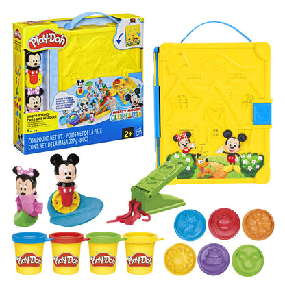 create a mickey mouse play doh story