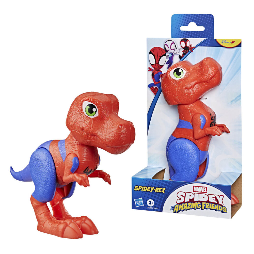 spidey rex figure from spidey and his super team marvel 23cm