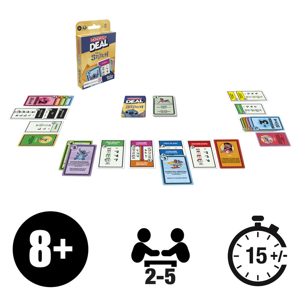 Gra Monopoly Stitch Disney Deal (hiszpański)