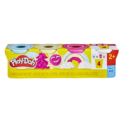 Set mit 4 Play Doh Knetedosen