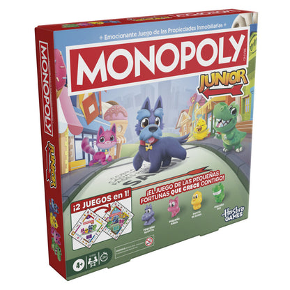 2 in 1 Monopoly Junior game (Spanish)