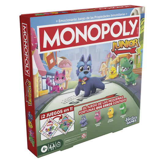 Gioco Monopoly Junior 2 in 1 (Spagnolo)