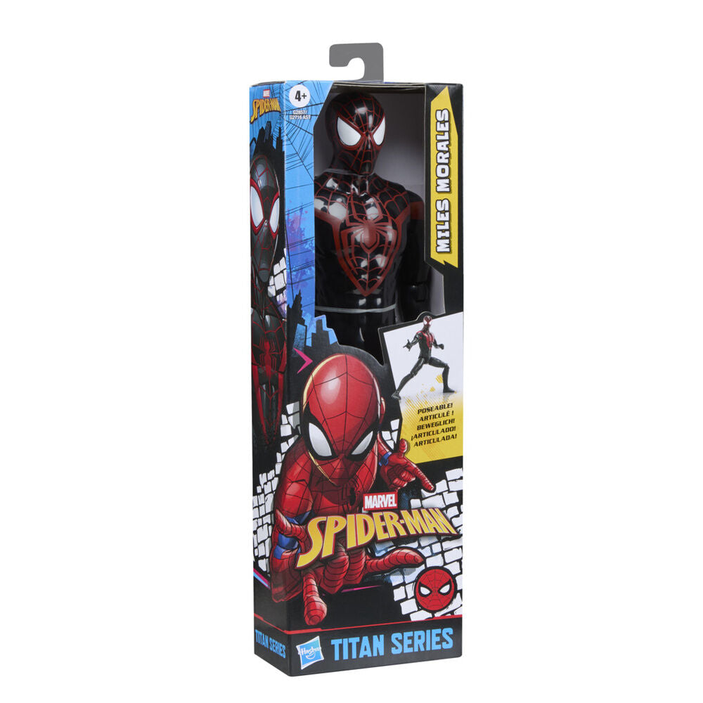Action figure di Miles Morales della serie Titan di Spider Man Marvel 30 cm