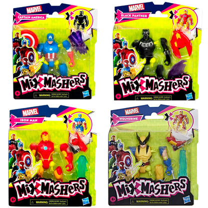 mixmashers avengers marvel figure 12cm assorted