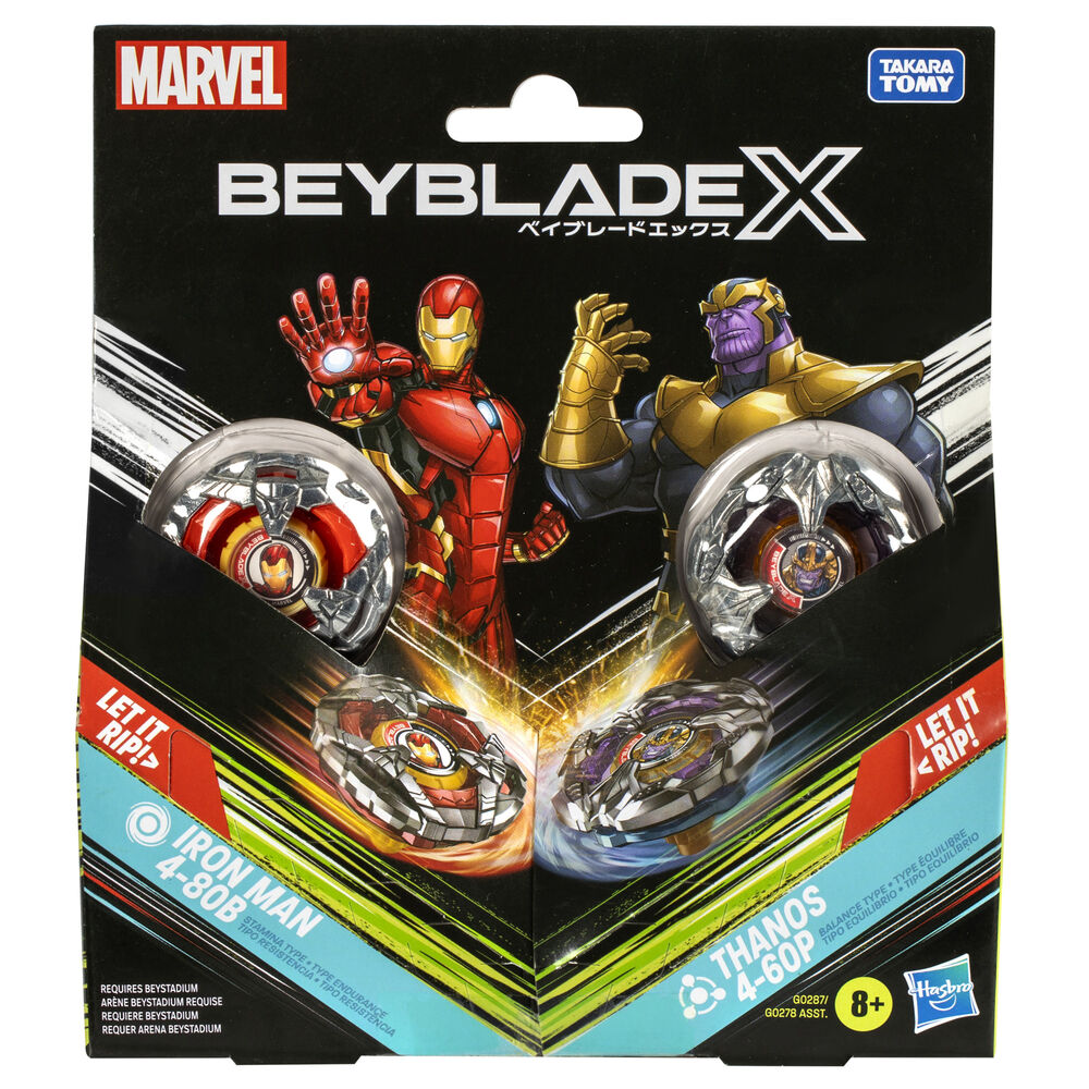 Kit de inicio surtido Beyblade X Marvel