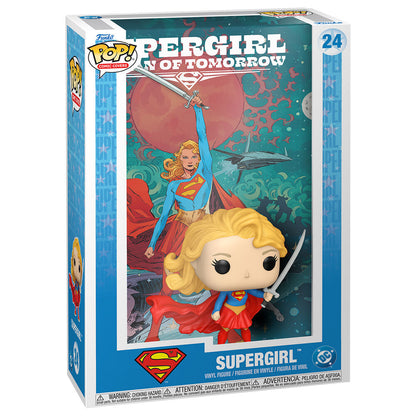 pop figure comic cover dc comics supergirl