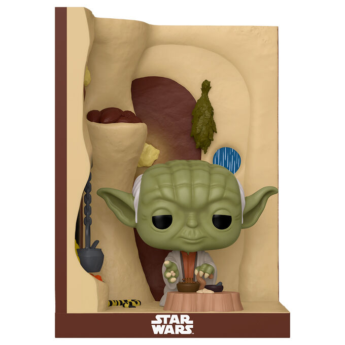 figure pop nooks star wars yoda in his hut