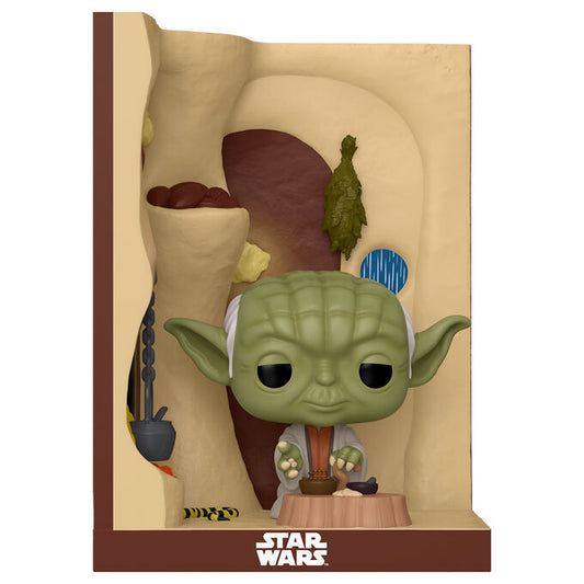 figure pop nooks star wars yoda in his hut