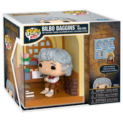 pop figure nooks the lord of the rings bilbo baggins in bag end