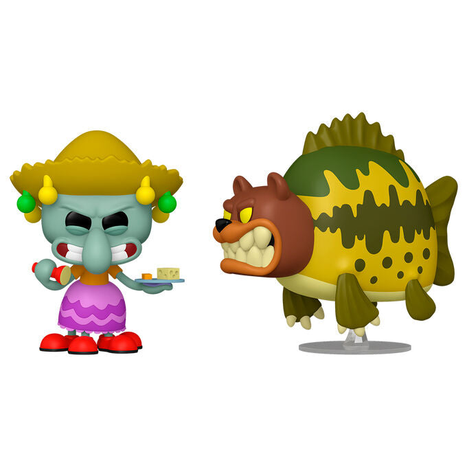 Blister 2 POP figures SpongeBob SquarePants Squidward & Sea Bear
