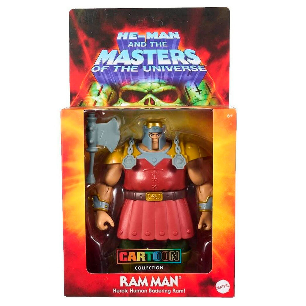 Figurka Ram Man Deluxe Cartoon Collection He Man i Władcy Wszechświata 13 cm