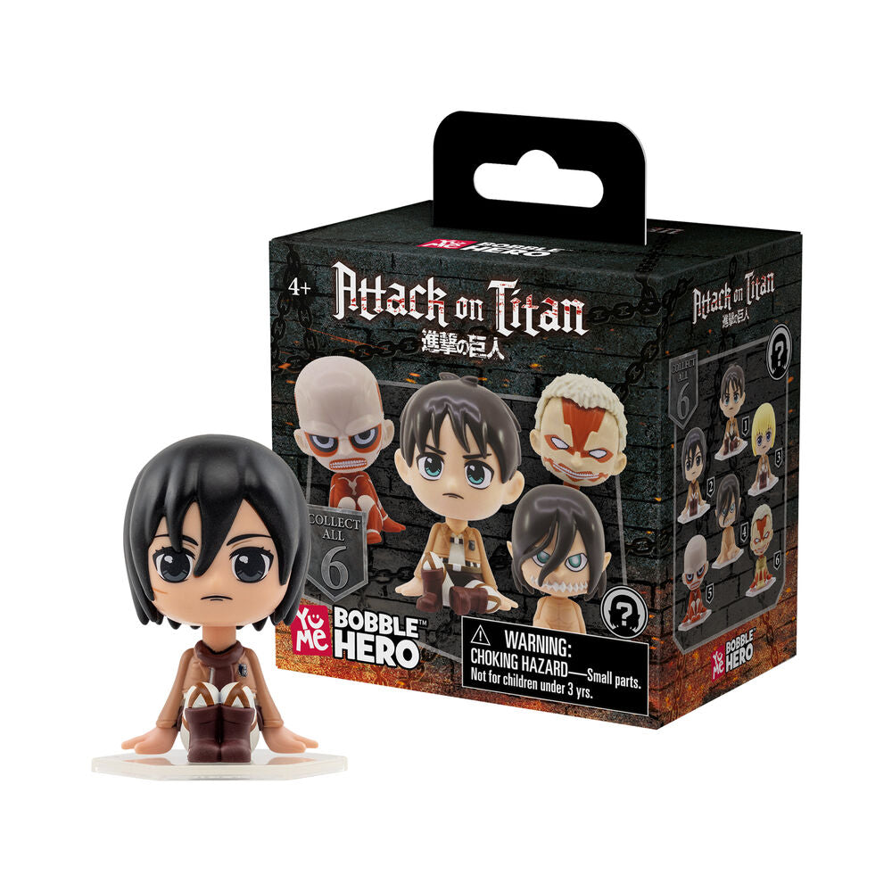 Figurine Surprise Attack On Titan 6 3 cm assortie