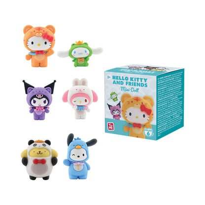 forest friends surprise figure hello kitty and friends 3cm assorted