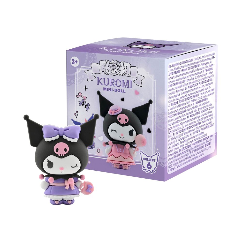 Kuromi Festa di compleanno Hello Kitty Surprise Statuetta 5 cm Assortita