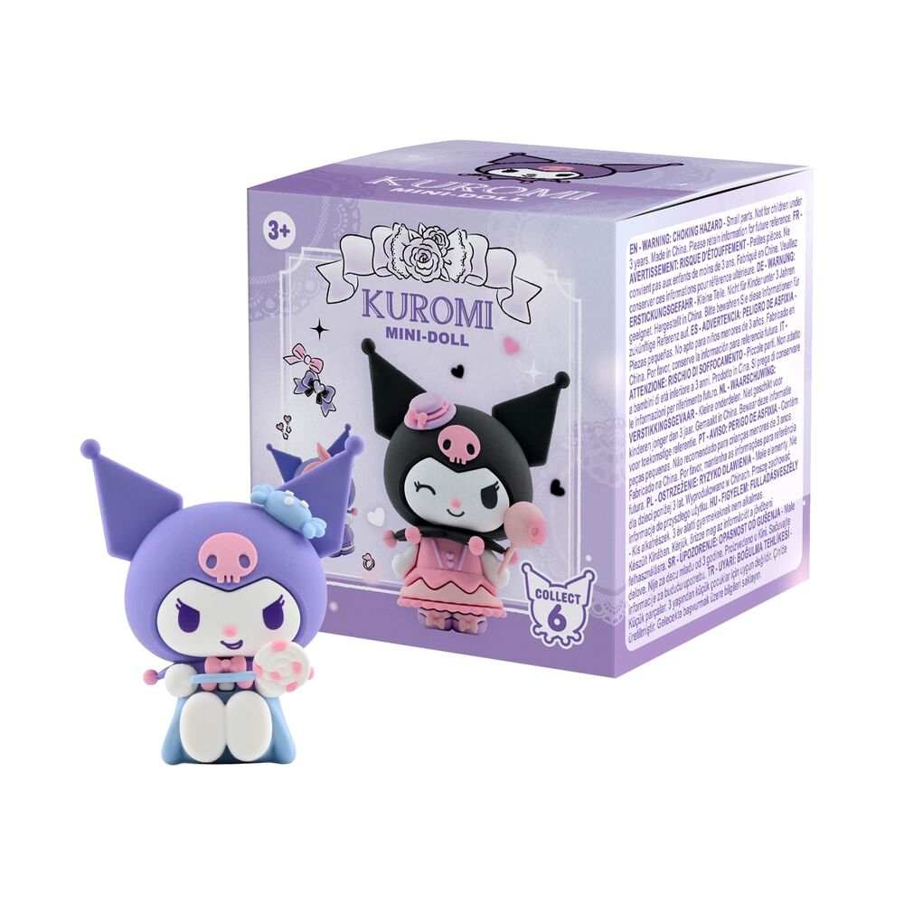 Kuromi Festa di compleanno Hello Kitty Surprise Statuetta 5 cm Assortita