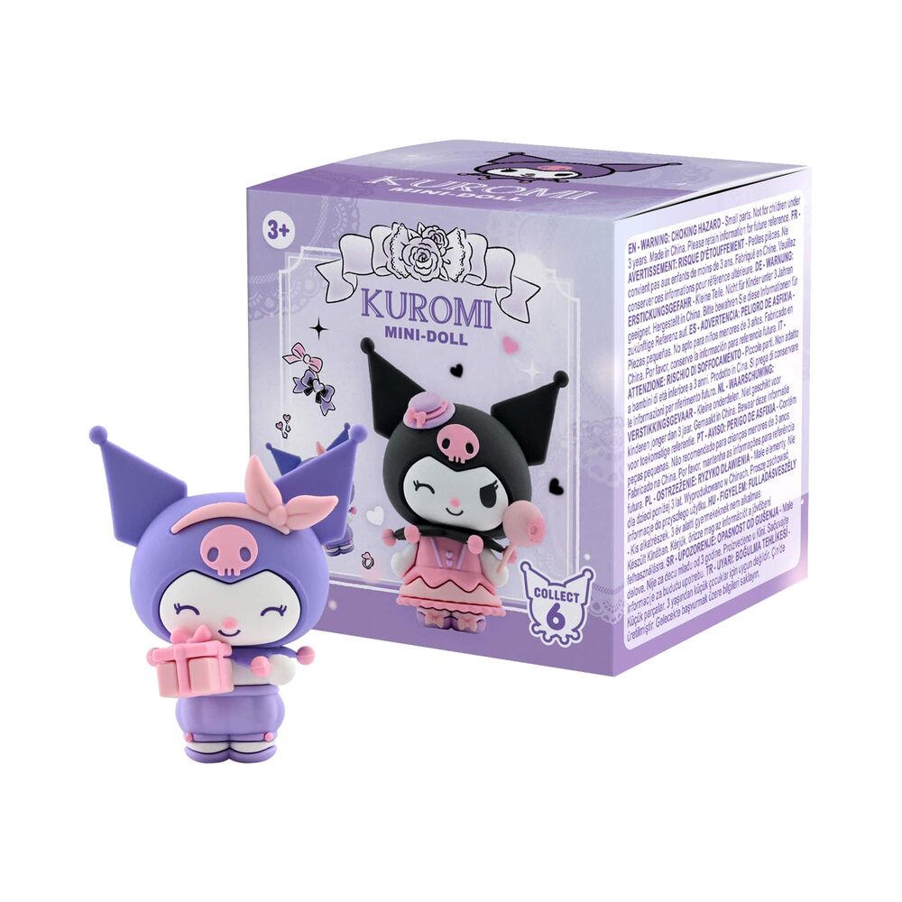 Kuromi Festa di compleanno Hello Kitty Surprise Statuetta 5 cm Assortita