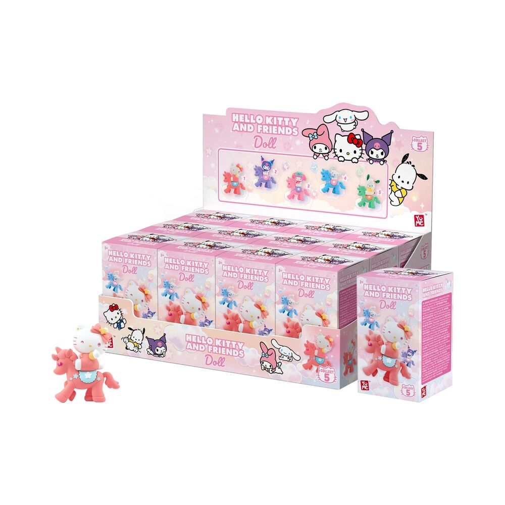 Figura sorpresa de unicornio de Hello Kitty y sus amigos 5 6 cm surtido