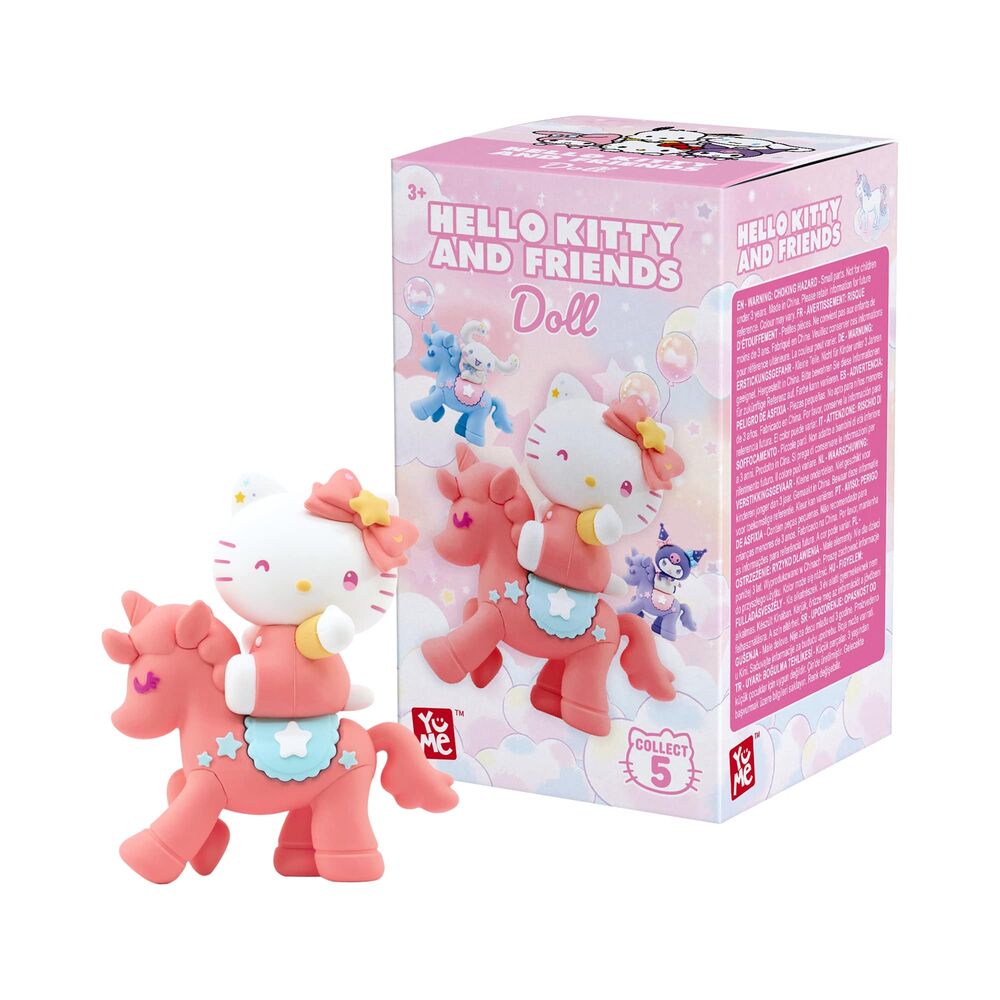 Figura sorpresa de unicornio de Hello Kitty y sus amigos 5 6 cm surtido