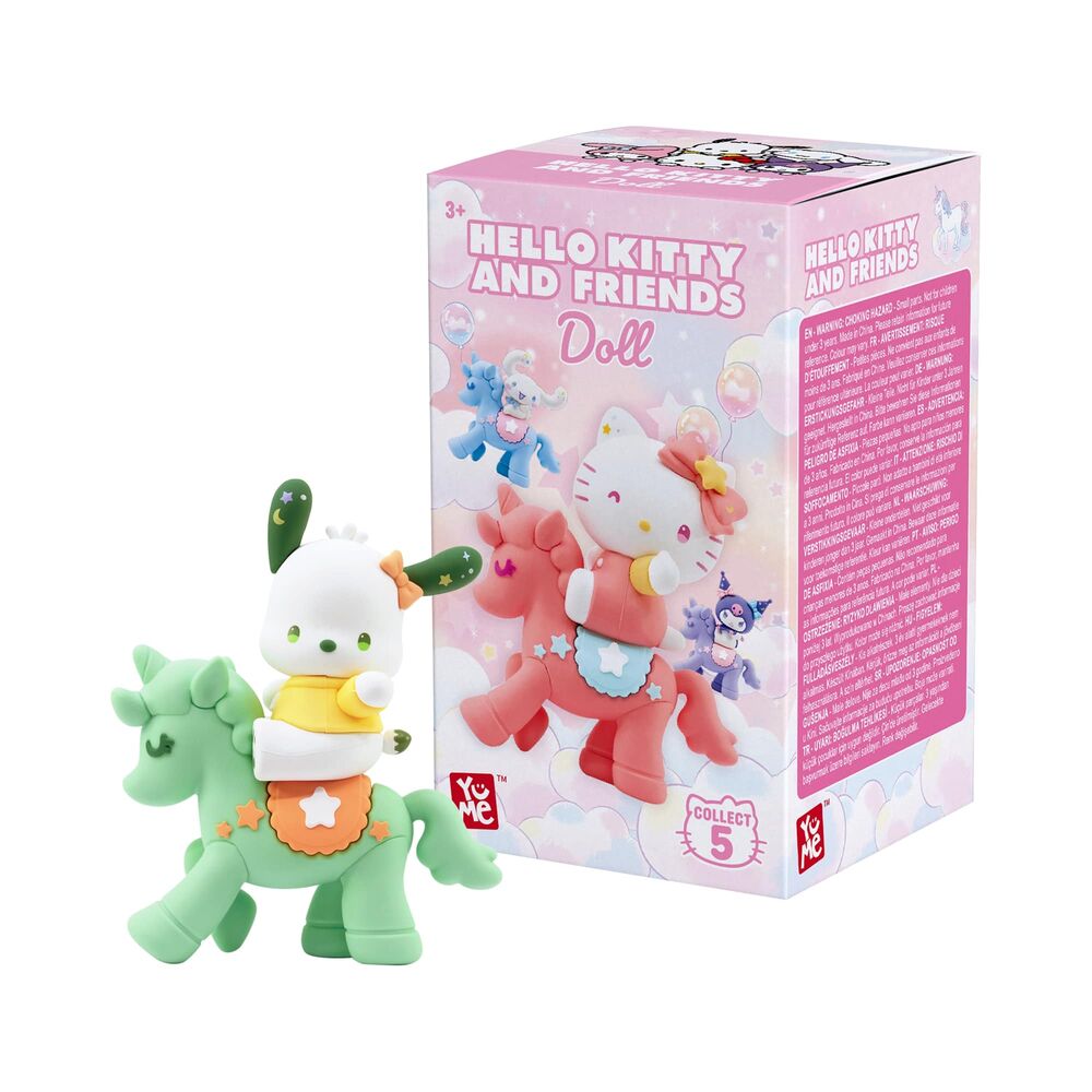 Figura sorpresa de unicornio de Hello Kitty y sus amigos 5 6 cm surtido