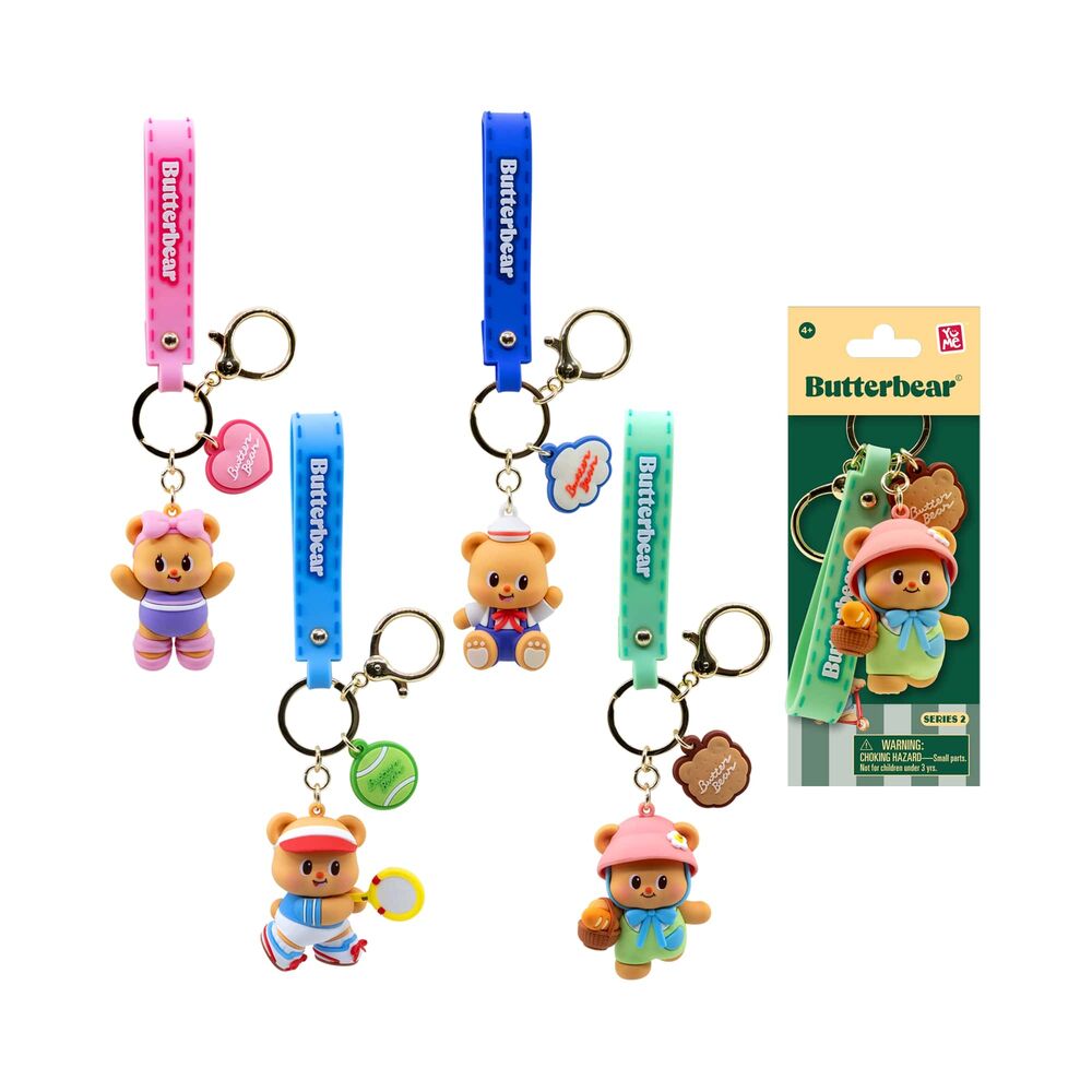everyday series 2 butterbear 5cm assorted keychain figure