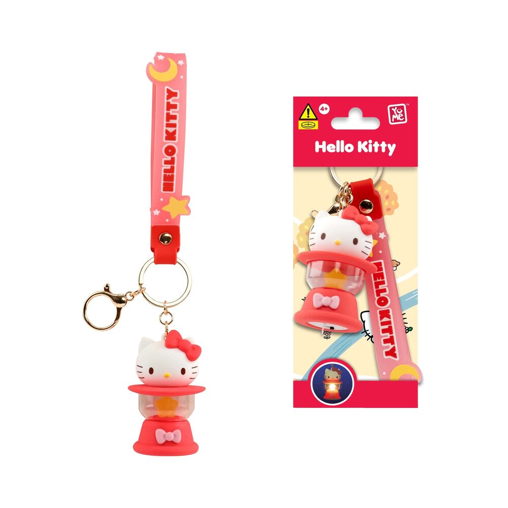 Porte clés figurine lampe de camping Hello Kitty et ses amis (assortiment)