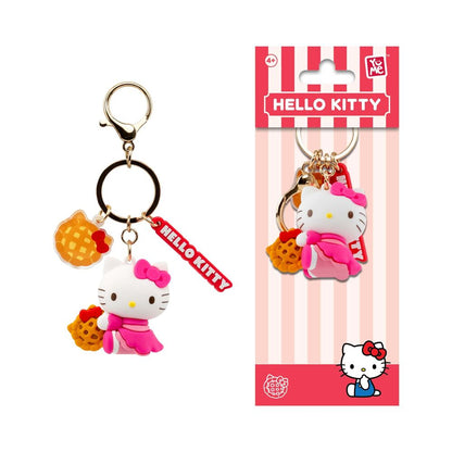 Chaveiro Hello Kitty e Amigos Festa do Chá 4cm Sortido