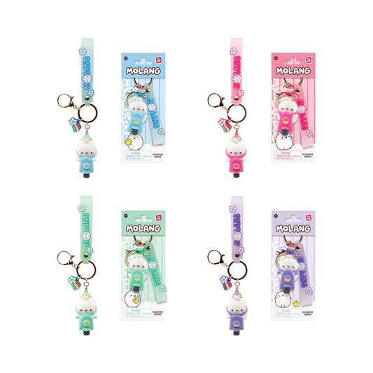 molang scooter figure keychain 6cm assorted