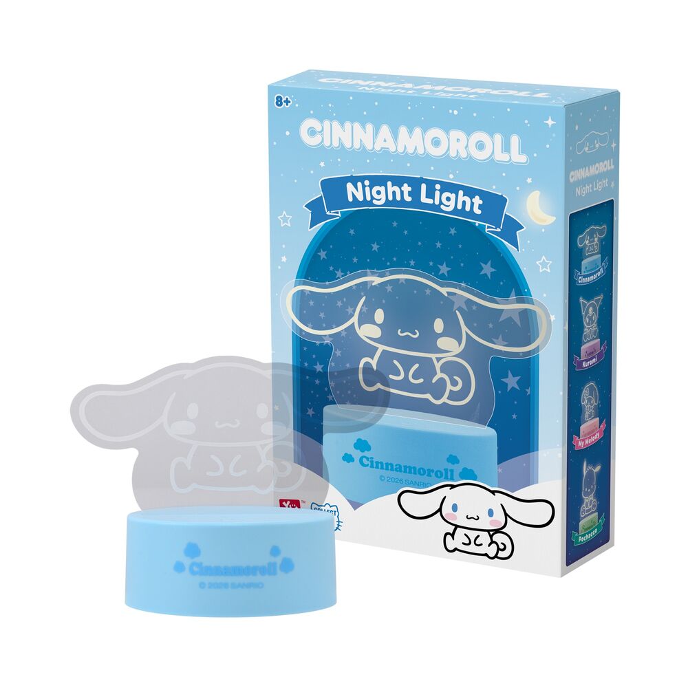 Luminária Noturna da Amizade Hello Kitty e Amigos 10 7cm Sortida