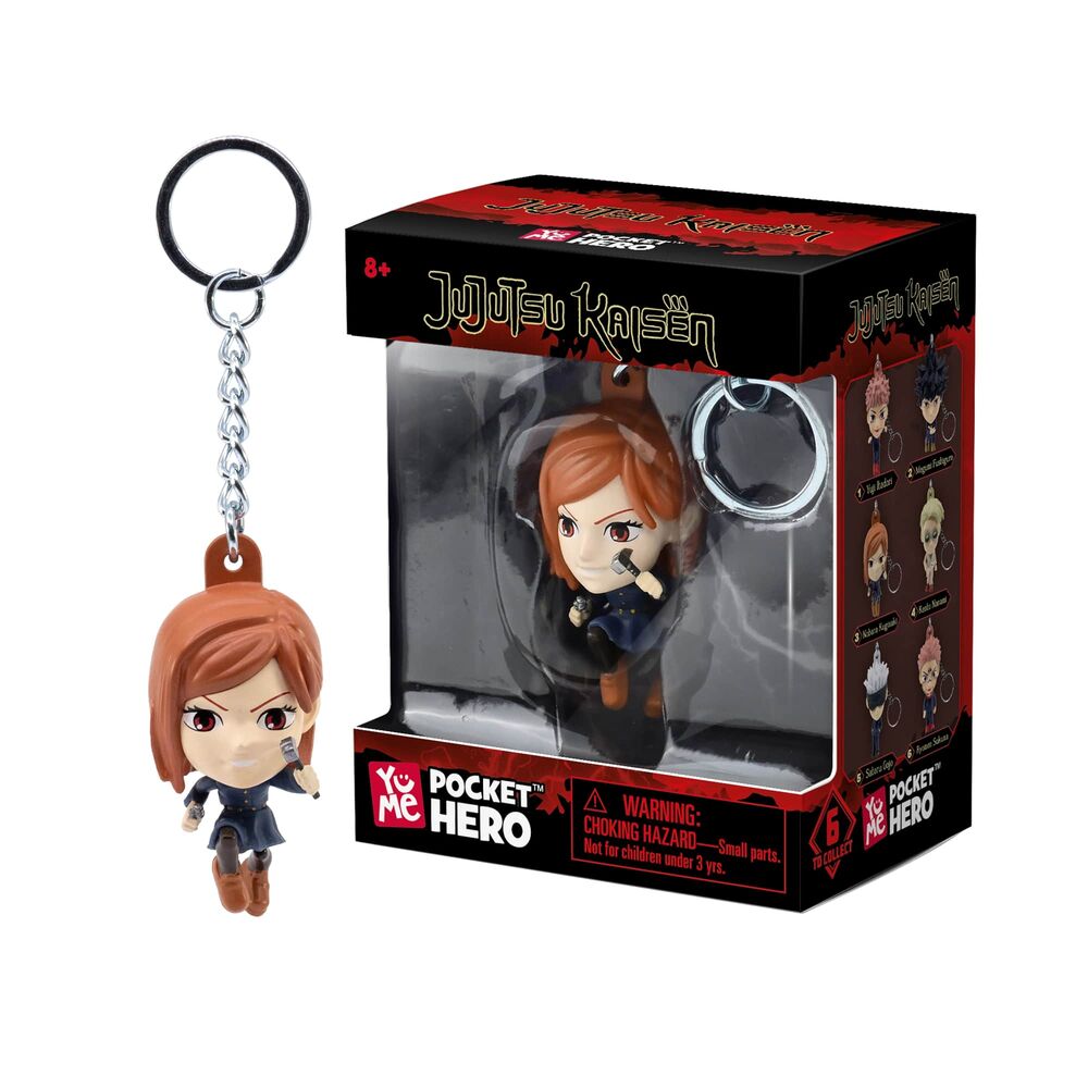 Brelok do kluczy Pocket Hero Jujutsu Kaisen 5 5 cm w różnych kształtach