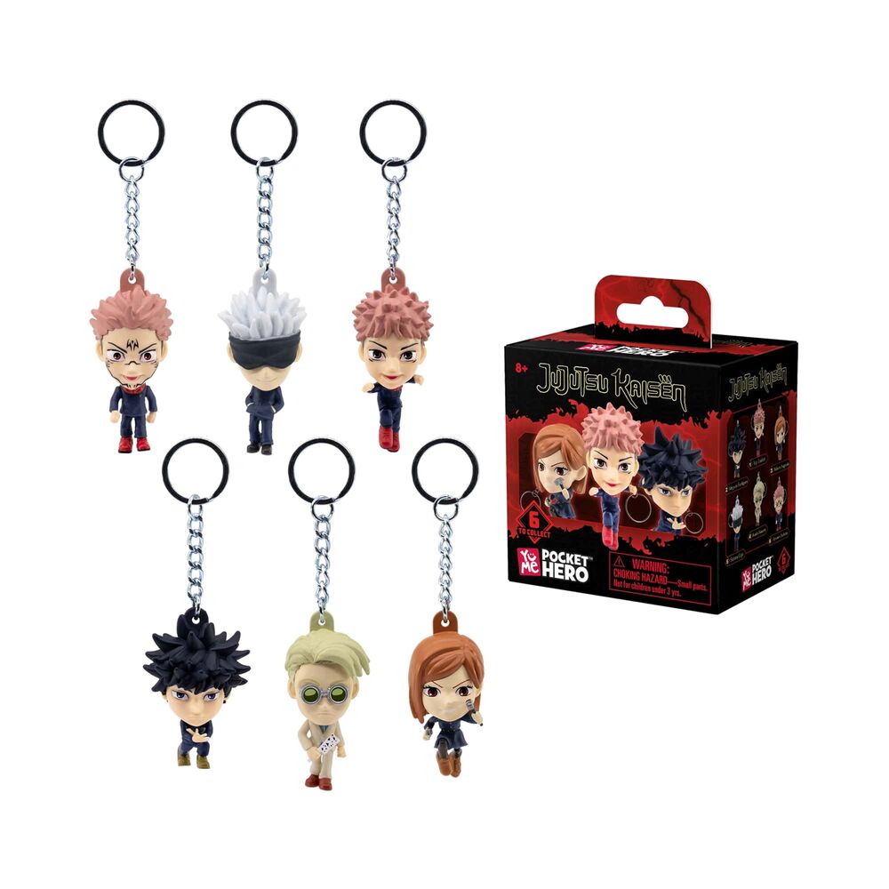 pocket hero jujutsu kaisen surprise figure keychain 55cm assorted