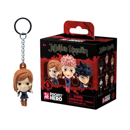 Chaveiro com Figura Surpresa Pocket Hero Jujutsu Kaisen 5 5cm Sortido