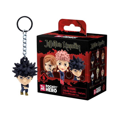 Chaveiro com Figura Surpresa Pocket Hero Jujutsu Kaisen 5 5cm Sortido