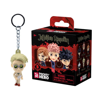 Chaveiro com Figura Surpresa Pocket Hero Jujutsu Kaisen 5 5cm Sortido