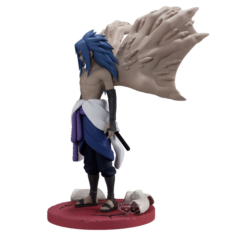 Figura Sasuke Uchiha Memorável Saga Naruto Shippuden 17cm