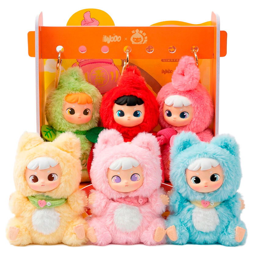 surprise keychain doll blind box hulu fox series invited 18cm assorted