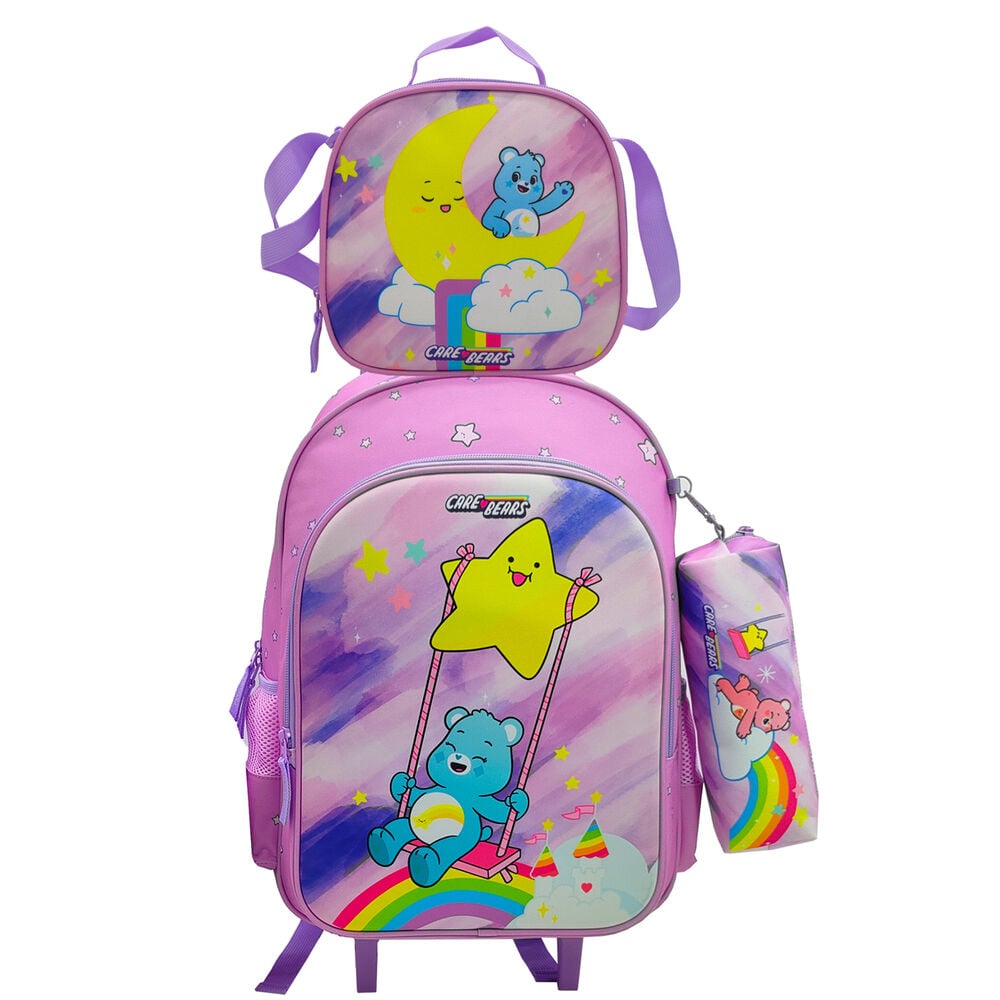 Care Bears Trolley Set Pencil Case Lunch Bag