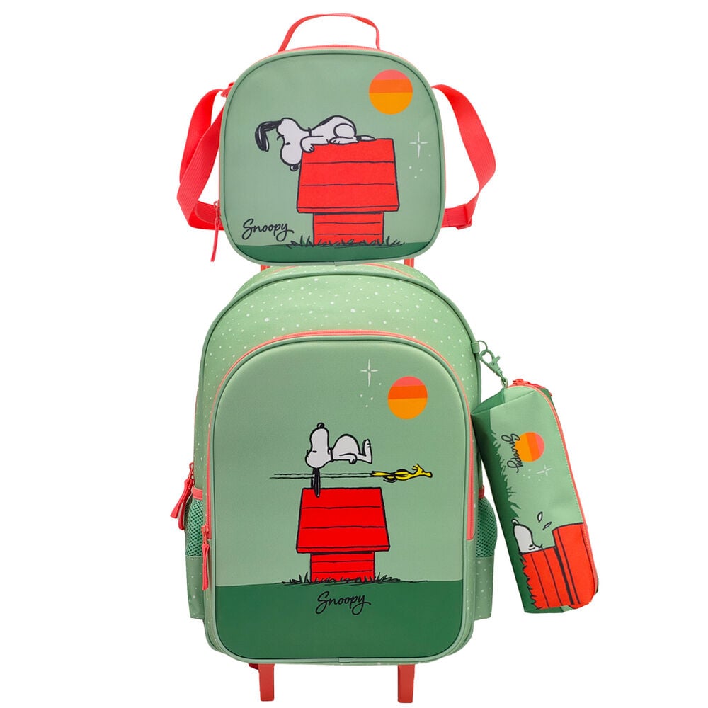 Trolley set everything bag Snoopy Peanuts snack bag