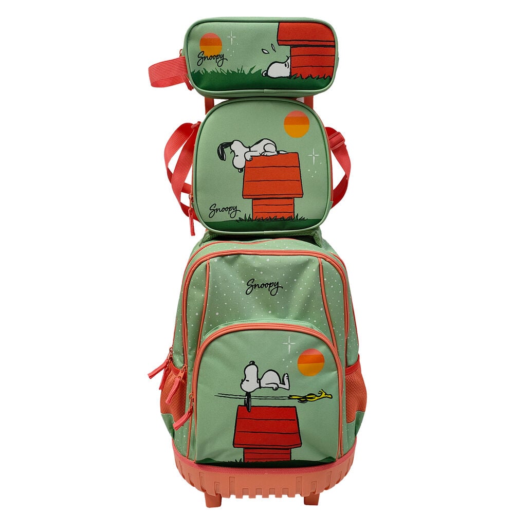 Trolley set everything bag Snoopy Peanuts snack bag