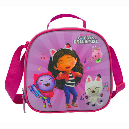 Gabby's Dollhouse Trolley Set Pencil Case Lunch Bag