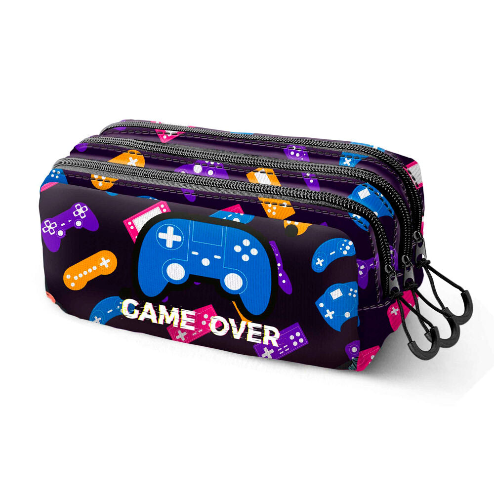 game over pro dg triple pencil case