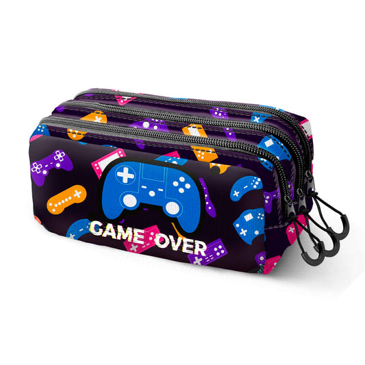 game over pro dg triple pencil case