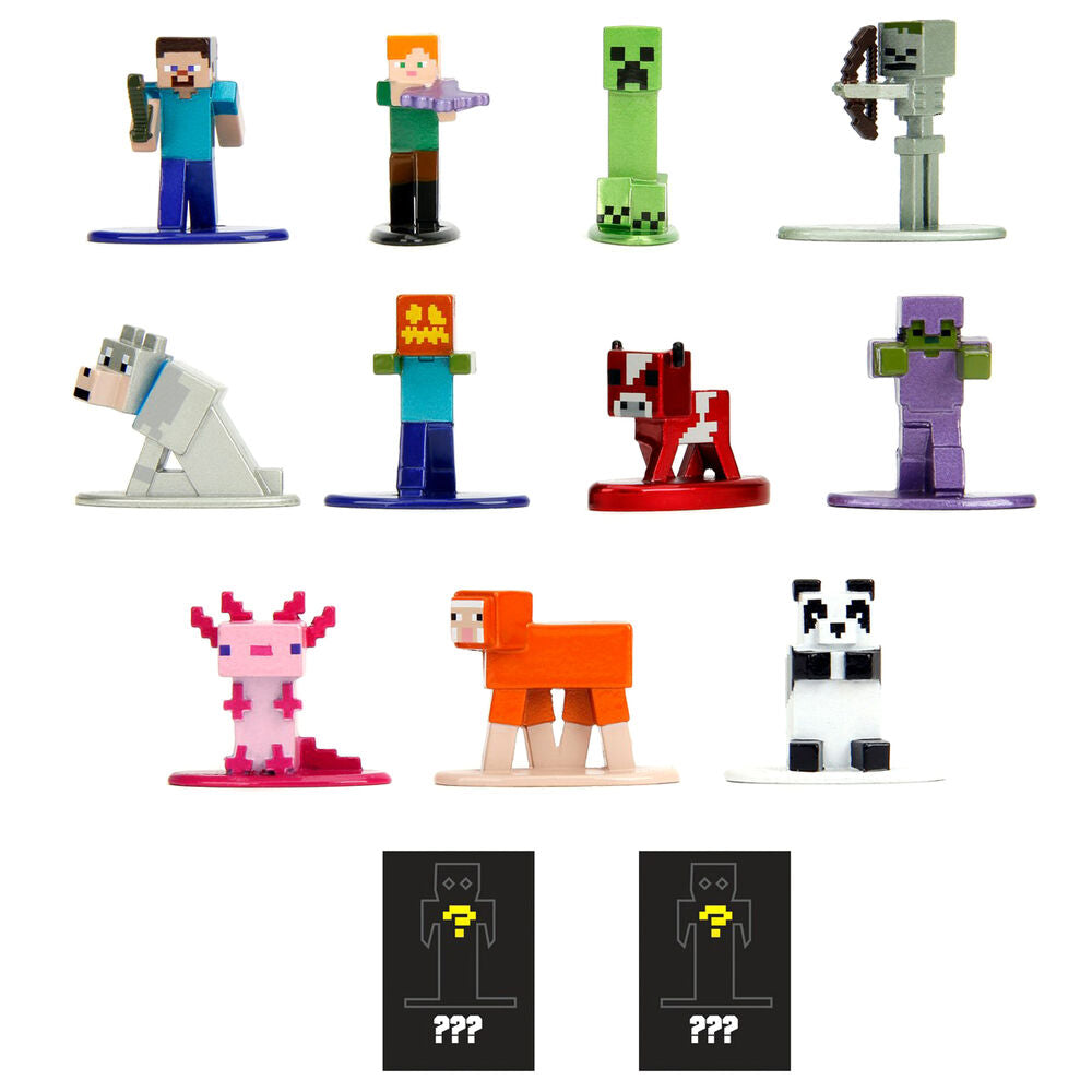 Minecraft Metalfigs Surprise Figure 4cm Assorted