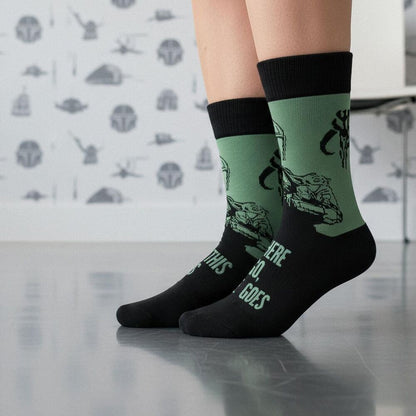 Mandalorian Star Wars adult socks