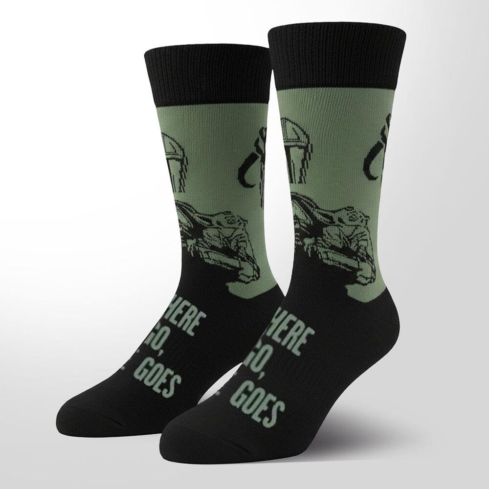 Mandalorian Star Wars adult socks