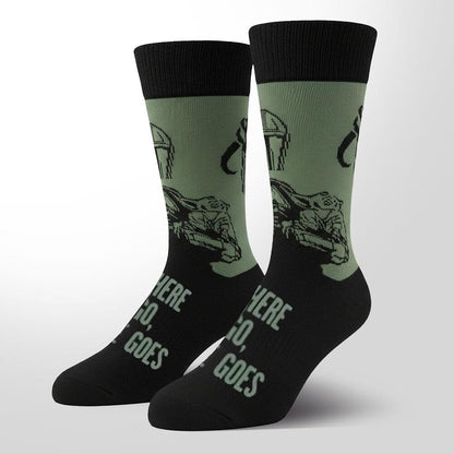 Mandalorian Star Wars adult socks